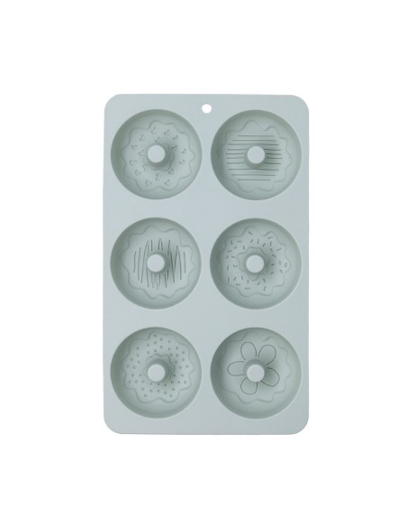 Moule à pâtisserie Quid Ozon Vert Silicone (12 Unités)