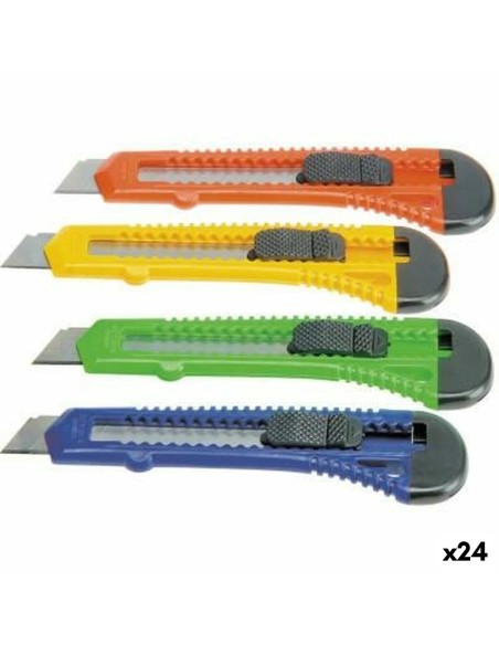 Cutter Bat 18 mm Multicouleur (24 Unités)