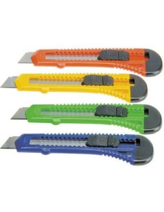Cutter Bat 18 mm Multicouleur (24 Unités) 2