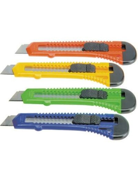 Cutter Bat 18 mm Multicouleur (24 Unités)