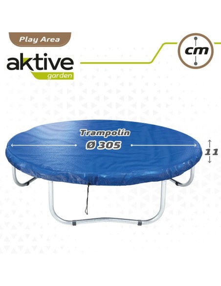 Toile de protection Aktive Trampoline Bleu Ø 305 cm (6 Unités)