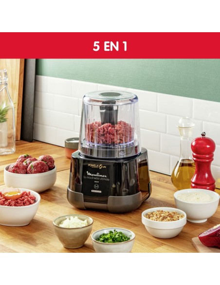 Hachoir Moulinex DP810855 1000 W 550 ml Noir Titane