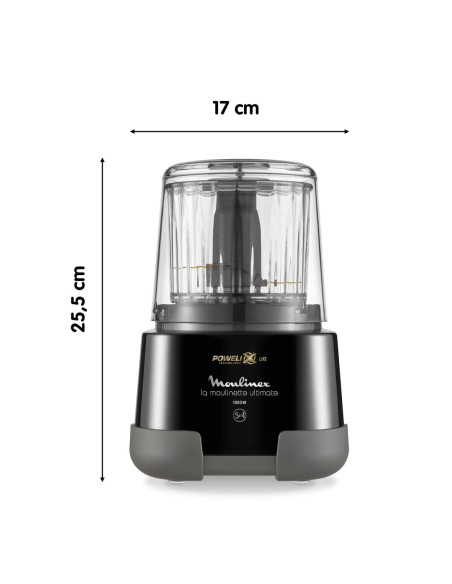 Hachoir Moulinex DP810855 1000 W 550 ml Noir Titane