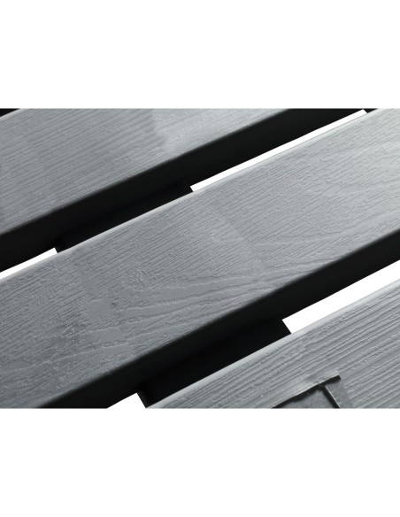 Parquet Wenko 22947100  Plastique Intérieur/Extérieur 55 x 55 cm Gris foncé