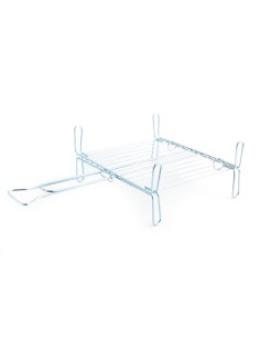 Grill Quid Prepara Bbq Métal Zinc 30 x 35 cm Double (5 Unités) 2