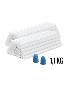 Bâton de colle Ferrestock Ø 11 cm Transparent (60 Unités) 2