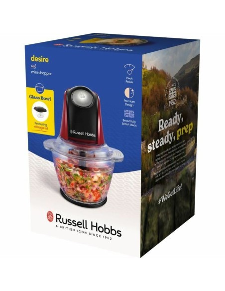 Hachoir Russell Hobbs Desire Red Rouge Plastique 200 W 1 L