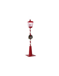 Lampadaire DKD Home Decor Blanc Rouge Métal 30 x 30 x 180 cm