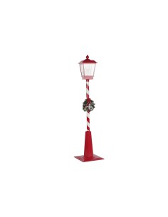 Lampadaire DKD Home Decor Blanc Rouge Métal 30 x 30 x 180 cm 2