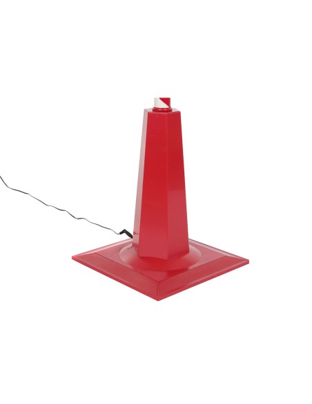 Lampadaire DKD Home Decor Blanc Rouge Métal 30 x 30 x 180 cm