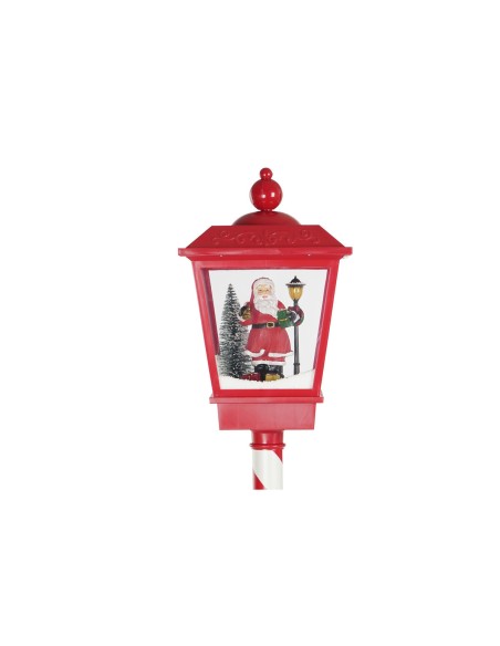 Lampadaire DKD Home Decor Blanc Rouge Métal 30 x 30 x 180 cm