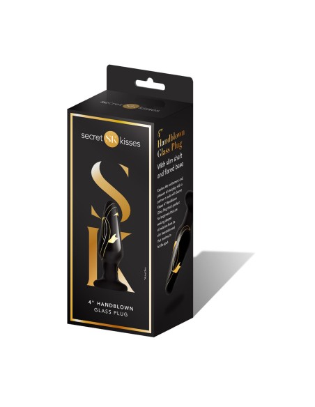 Plug Anal Secret Kisses Noir (10,1 cm)
