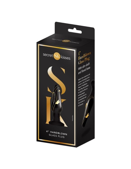 Plug Anal Secret Kisses Noir (10,1 cm)
