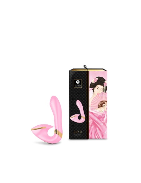 Vibration de Stimulation Double Shunga Soyo Rose clair