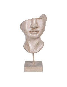 Figurine Décorative Beige Visage 12,5 x 13,5 x 27,5 cm 2