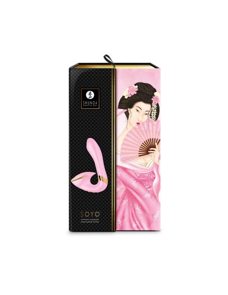 Vibration de Stimulation Double Shunga Soyo Rose clair