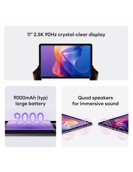 Tablette Xiaomi 25040RP0AG 11" Octa Core 4 GB RAM 128 GB Gris