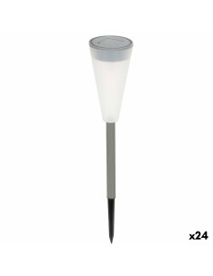 Borne de jardin solaire Aktive Plastique 6,7 x 39 x 6,7 cm (24 Unités)