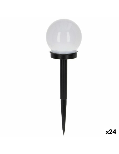 Borne de jardin solaire Aktive Plastique 10 x 34 x 10 cm (24 Unités)