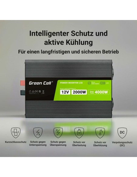 Transformateur Green Cell INVGC12P2000LCD 2000 W
