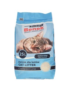 Sable pour chats Super Benek Compact Natural Beige 25 L