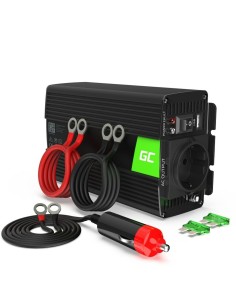 Transformateur Portable pour Voitures Green Cell INV02DE 3 W 300 W 230 V 1 Pièce