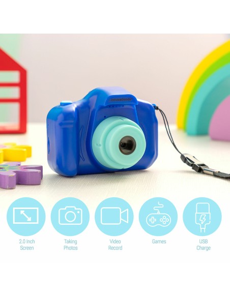 Appareil Photo Numérique Rechargeable pour Enfants avec Jeux Kiddak InnovaGoods