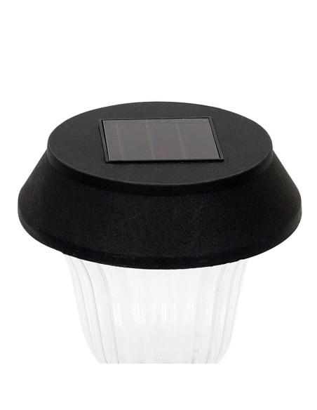 Set de bornes de jardin solaires Aktive 6 Pièces Acier inoxydable Plastique 10 x 38 x 10 cm (4 Unités)