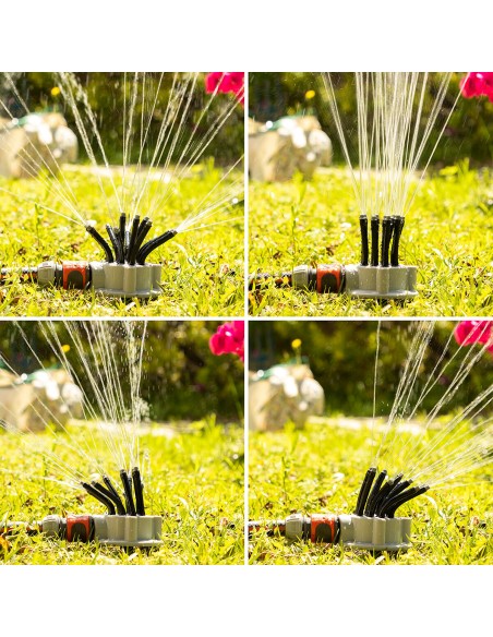 Asperseur d’Arrosage 360° pour Jardin Klerdden InnovaGoods 36 jets