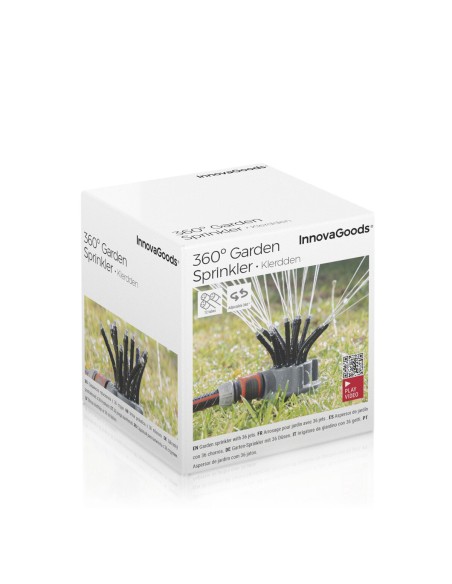 Asperseur d’Arrosage 360° pour Jardin Klerdden InnovaGoods 36 jets