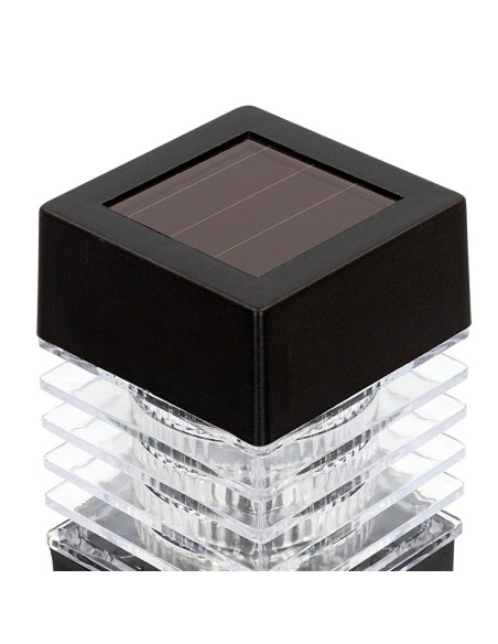 Set de bornes de jardin solaires Aktive 4 Pièces Plastique 6 x 39,5 x 6 cm (4 Unités)