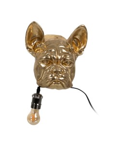 Applique Murale Doré Résine A 40 W Chien 220-240 V 28 x 26,5 x 23 cm 2