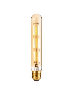 Lampe LED Doré E27 6W 3,4 x 3,4 x 19 cm