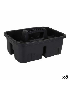 Boîte à outils Dem Brico Plateau Noir 38,5 x 29,5, x 17 cm (6 Unités)