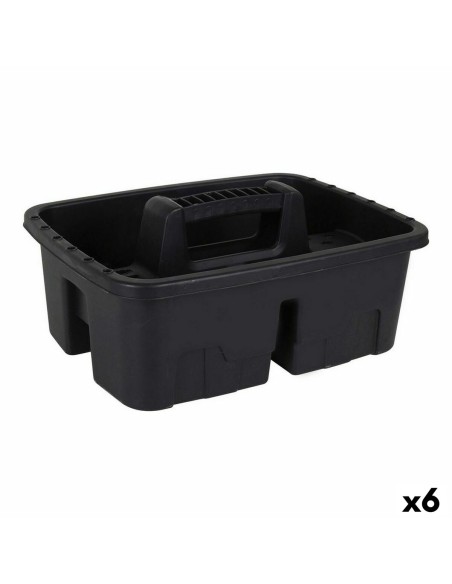 Boîte à outils Dem Brico Plateau Noir 38,5 x 29,5, x 17 cm (6 Unités)