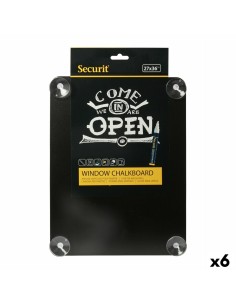 Ardoise Securit Avec Ventouses 35,6 x 27,1 cm Verre