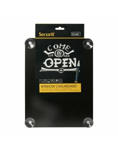 Ardoise Securit Avec Ventouses 35,6 x 27,1 cm Verre 2