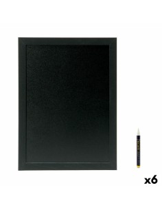 Ardoise Securit Woody Teck Mural Noir 40 x 20 cm