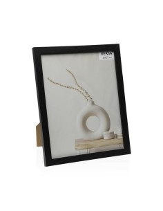Cadre photo Versa Noir Bois MDF Vintage 1,2 x 27 x 22 cm