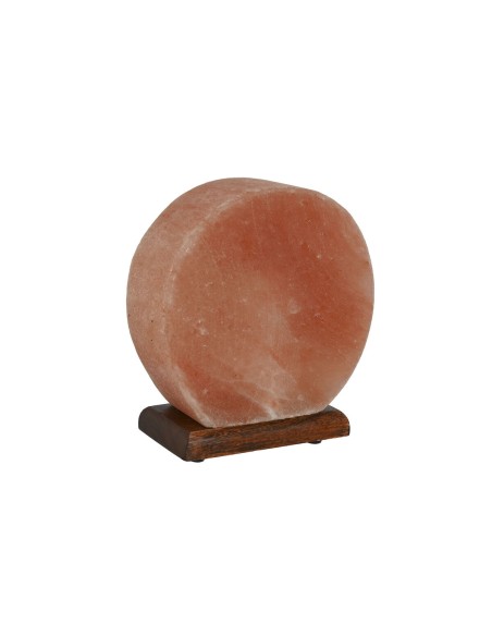 Lampe de bureau Home ESPRIT Marron Rose Sel Bois de manguier 15 W 220 V 16 x 7 x 18 cm