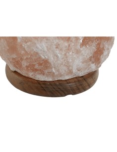 Lampe de bureau Home ESPRIT Rose Sel Bois de manguier 15 W 220 V 17 x 14 x 35 cm 2