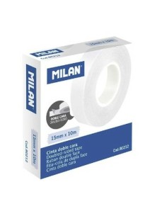 Ruban adhésif double face Milan 15 mm 10 m Transparent (10 Unités) 2