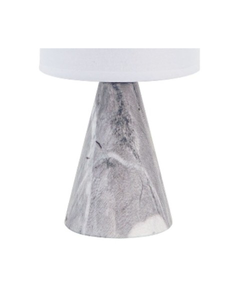 Lampe de bureau Versa Noir Céramique 12,5 x 25,5 x 12,5 cm