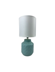 Lampe de bureau Versa Lizzy Bleu Céramique 13 x 26,5 x 10 cm