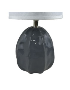 Lampe de bureau Versa Mery 25 W Gris Céramique 14 x 27 x 11 cm 2