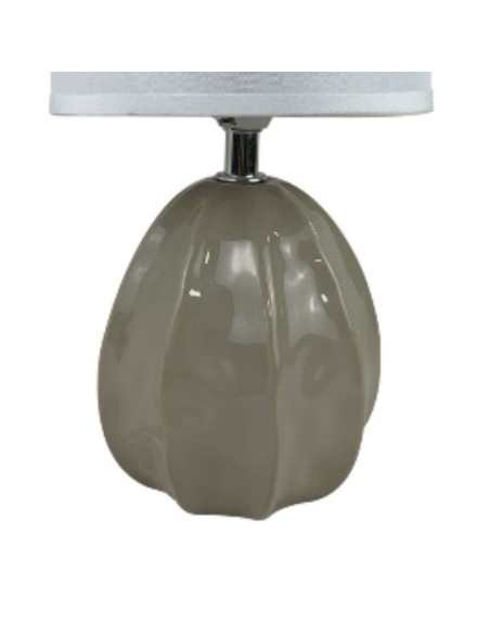 Lampe de bureau Versa Mery 25 W Beige Céramique 14 x 27 x 11 cm