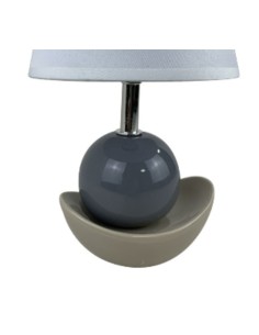 Lampe de bureau Versa Noela Gris Céramique 15 x 25 x 12 cm 2