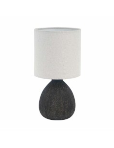 Lampe de bureau Versa Noir Céramique 14 x 28 x 14 cm