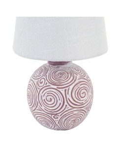 Lampe de bureau Versa Marron Céramique 18 x 30 x 18 cm 2