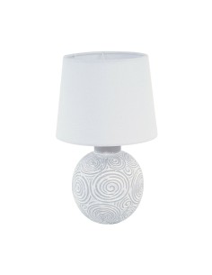 Lampe de bureau Versa Blanc Céramique 18 x 30 x 18 cm